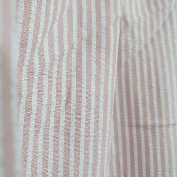 VINTAGE BRIGGS PETITE Candystripe Skirt Pink/White Waist Size 28" w/ Pockets! - Picture 4 of 6